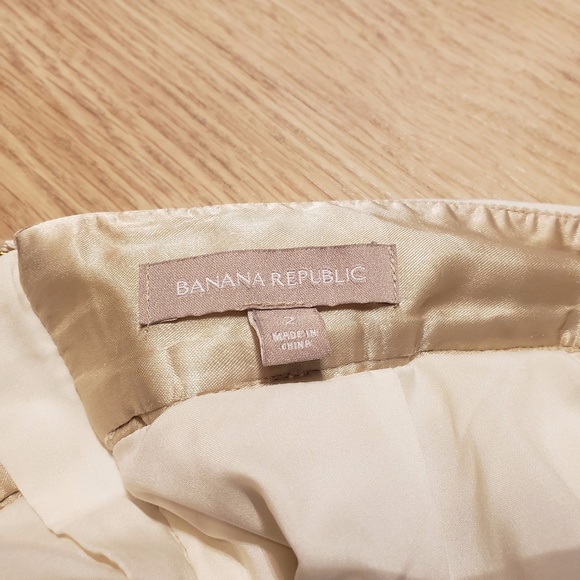 Banana Republic Formal Mini Skirt - Cream, XS - Picture 4 of 5
